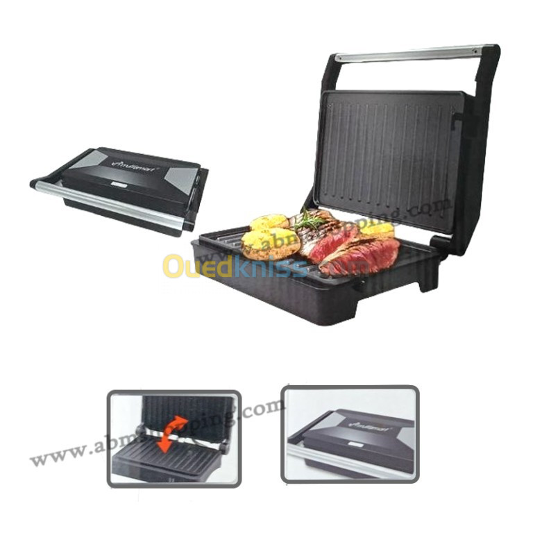 Grill  Panineuse électrique 1000W | Multismart