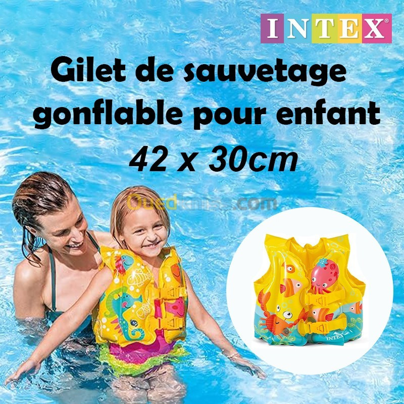 Gilet de sauvetage gonflable pour enfant 42x30cm | INTEX