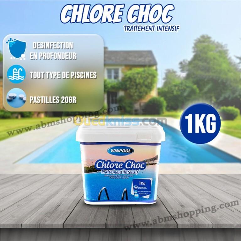 Chlore choc , traitement intensif 1kg | WINPOOL