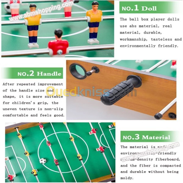 Babyfoot Table de jeu de Football Standard - Fun to play Baby-foot
