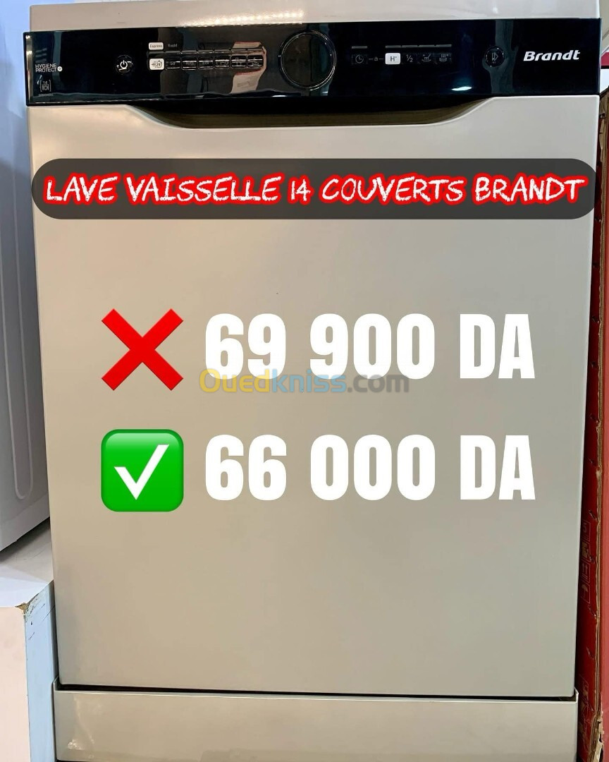 Promo Lave vaisselle Brandt 14 et 12 Couverts 