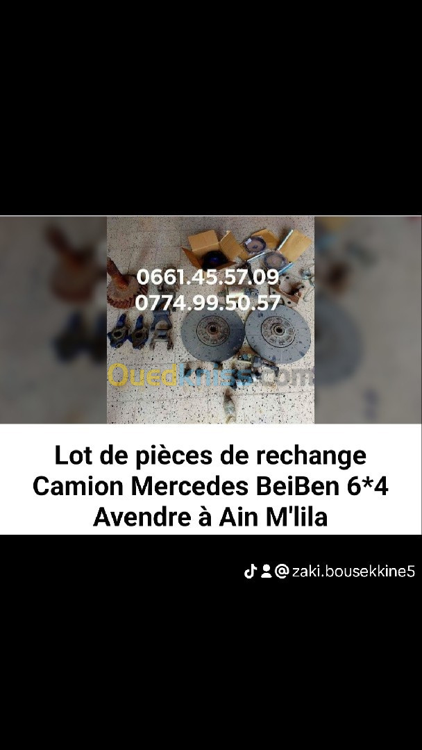 Lot Pieces De Rechange Camion Mercedes BeinBen 6*4 Avendre à Ain M'lila 