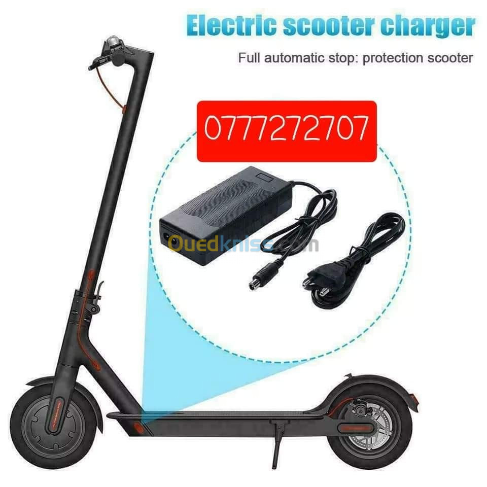 Chargeur vélo trottinette scooter électrique 