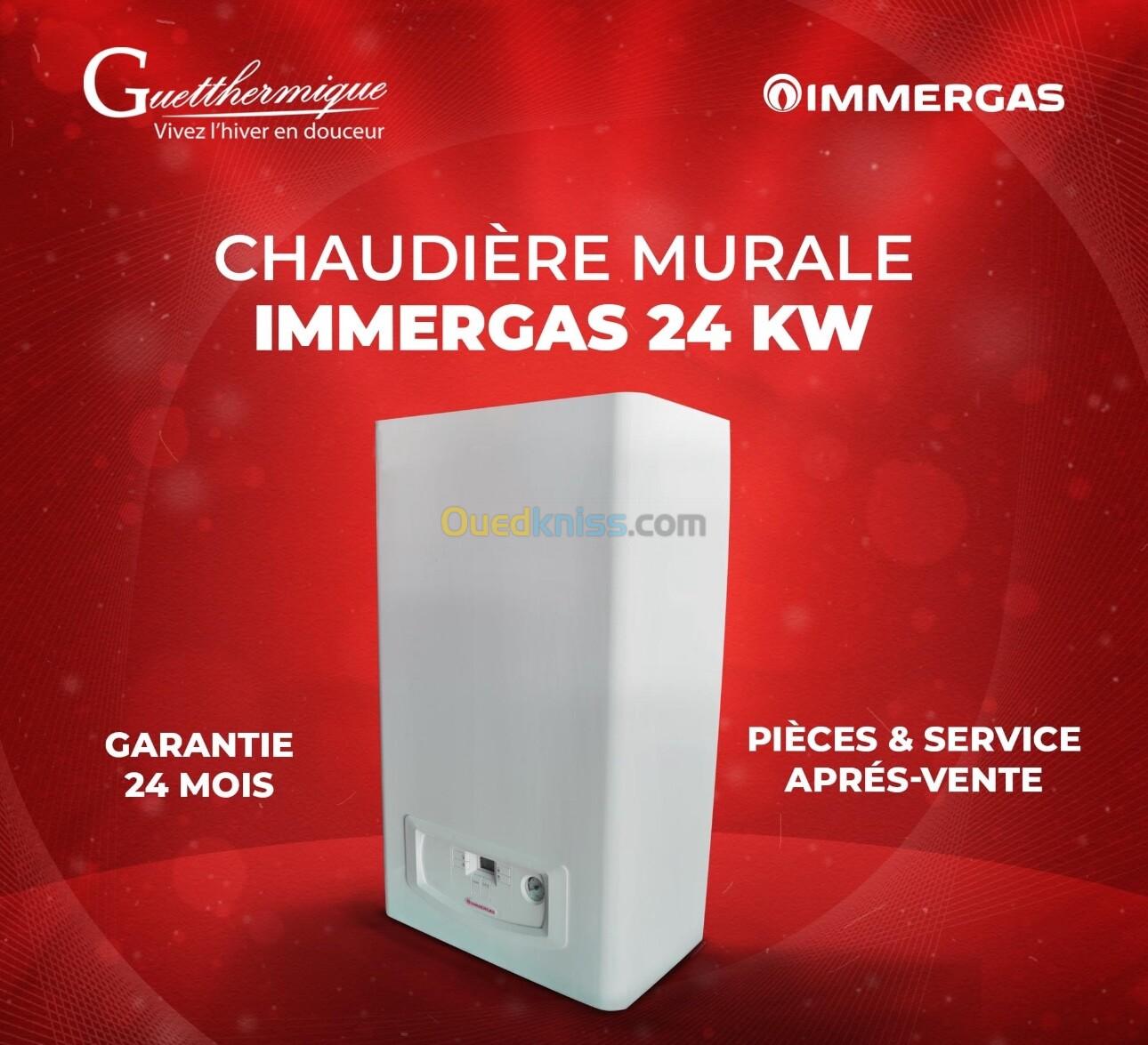 PROMOTION CHAUDIÈRE IMMERGAS 24 KW A VENTOUSE 