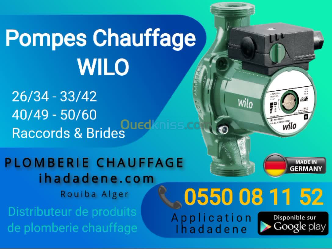 Pompe accélérateur WILO 