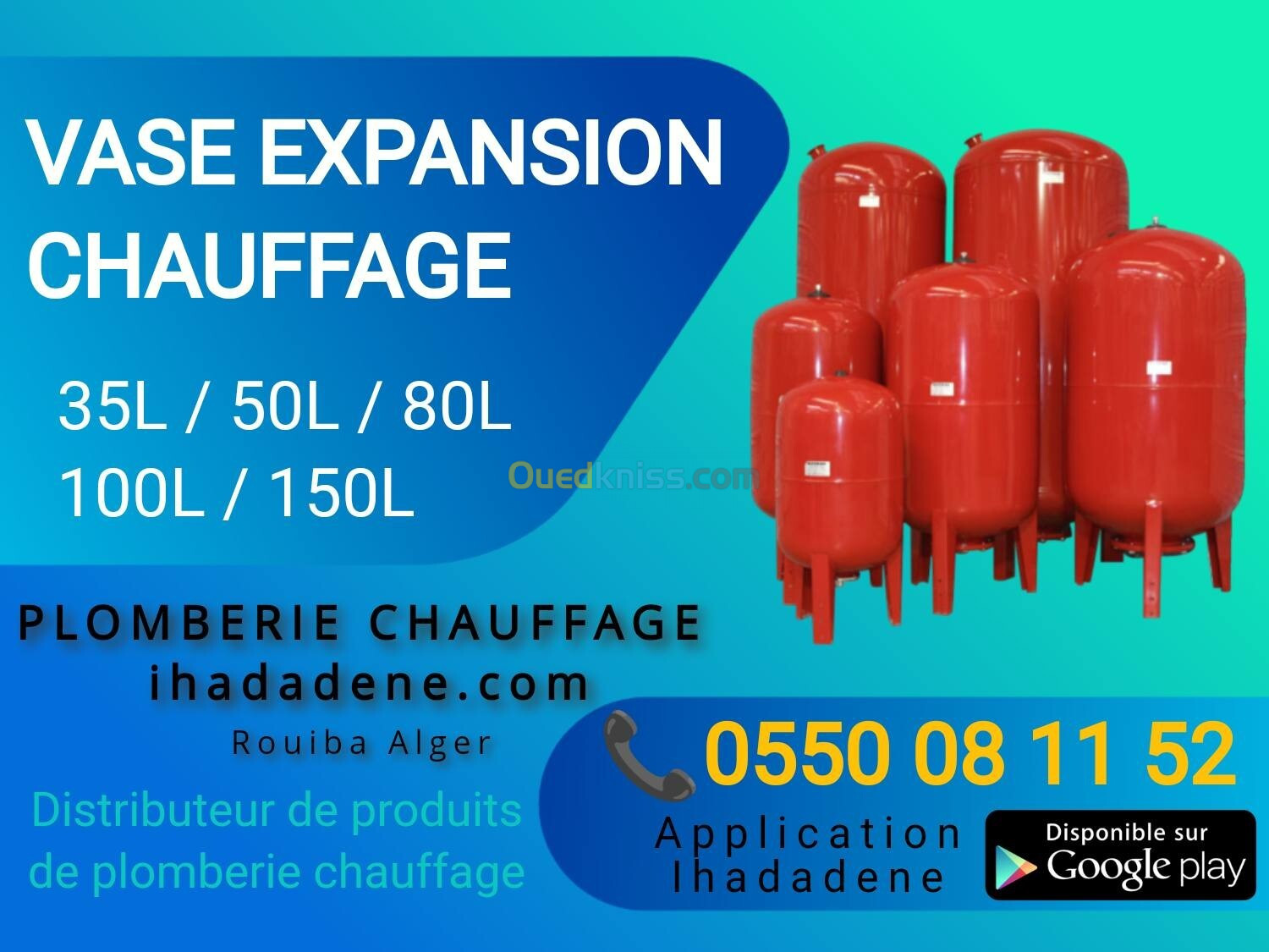 Vases d'Expansion pour Installations de Chauffage Central