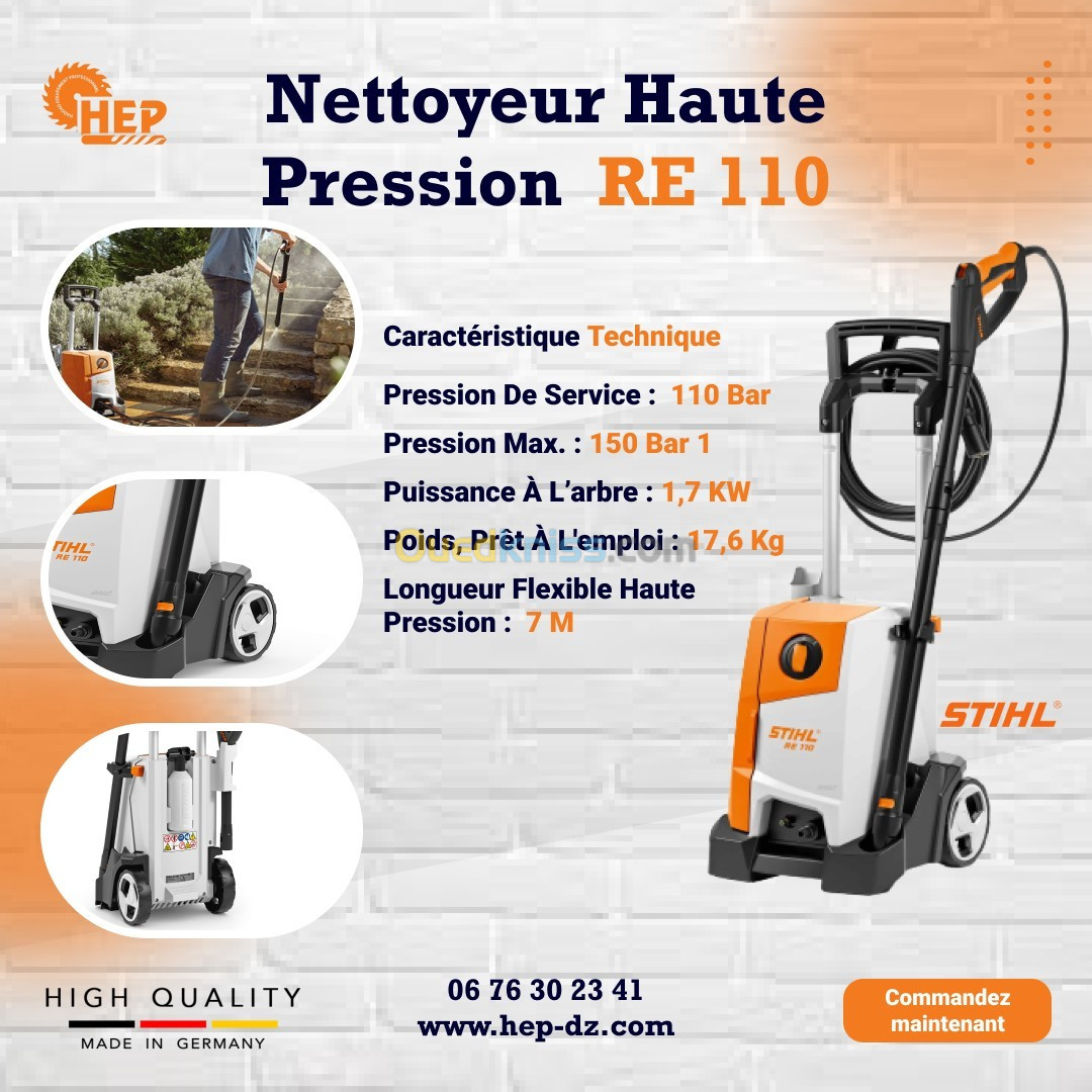 Nettouyeur Haute Pression RE 110 