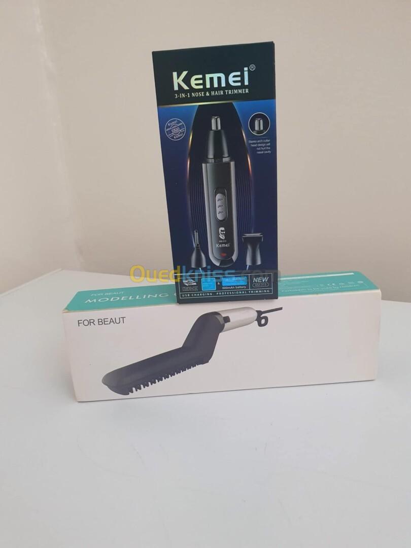 Pack tendeuse kemei 313 original + brosse chevaux et barbe