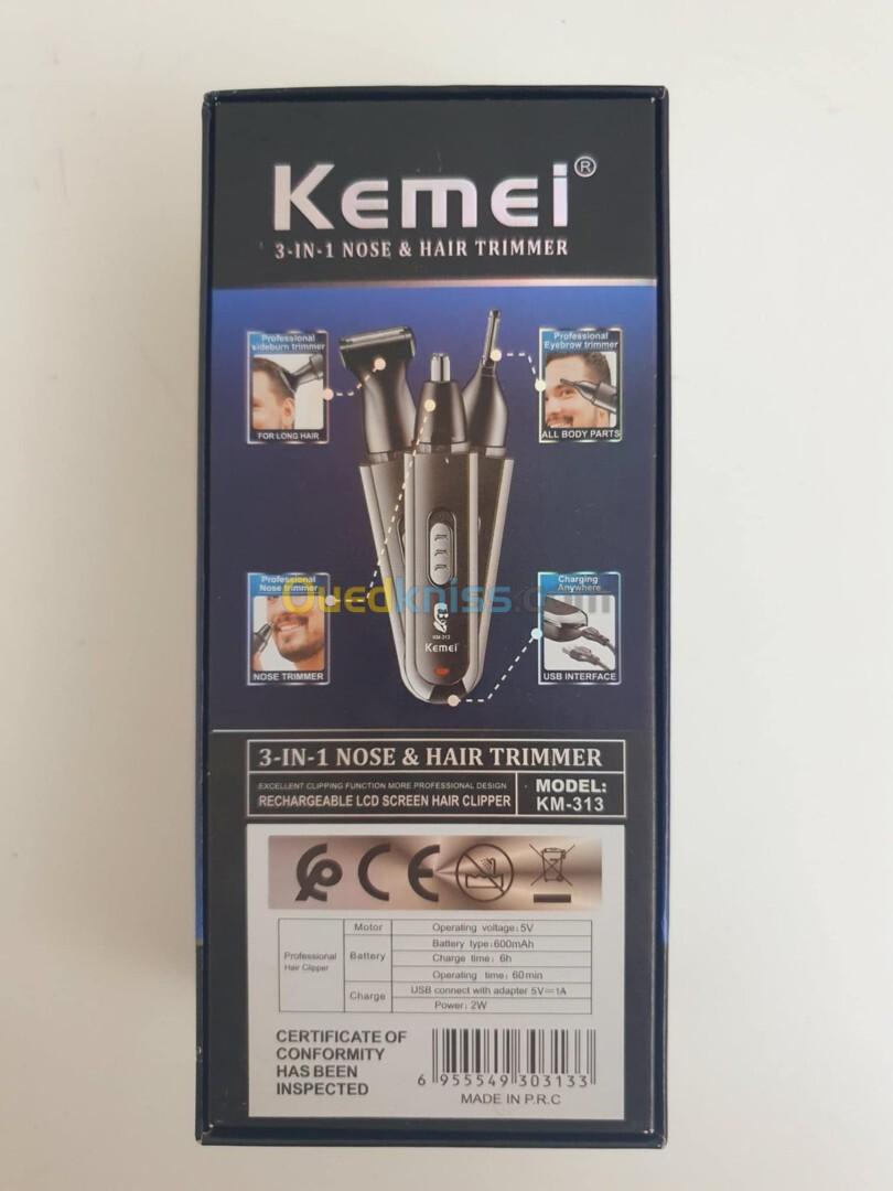 Pack tendeuse kemei 313 original + brosse chevaux et barbe