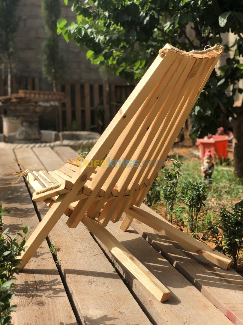 Chaises en bois pliantes scandinaves