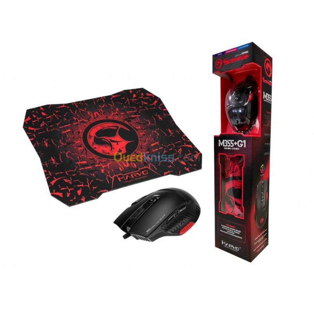 Marvo Combo Souris M355/ Tapis G1