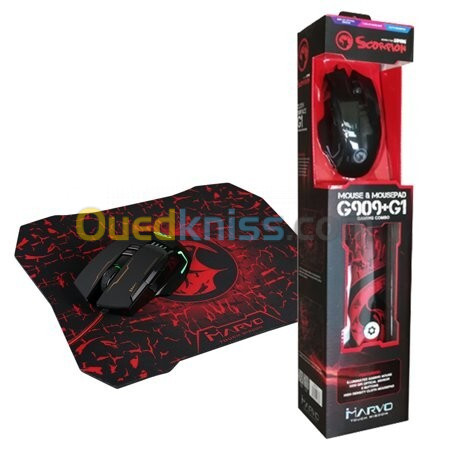 Marvo Combo Souris G909/ Tapis G1