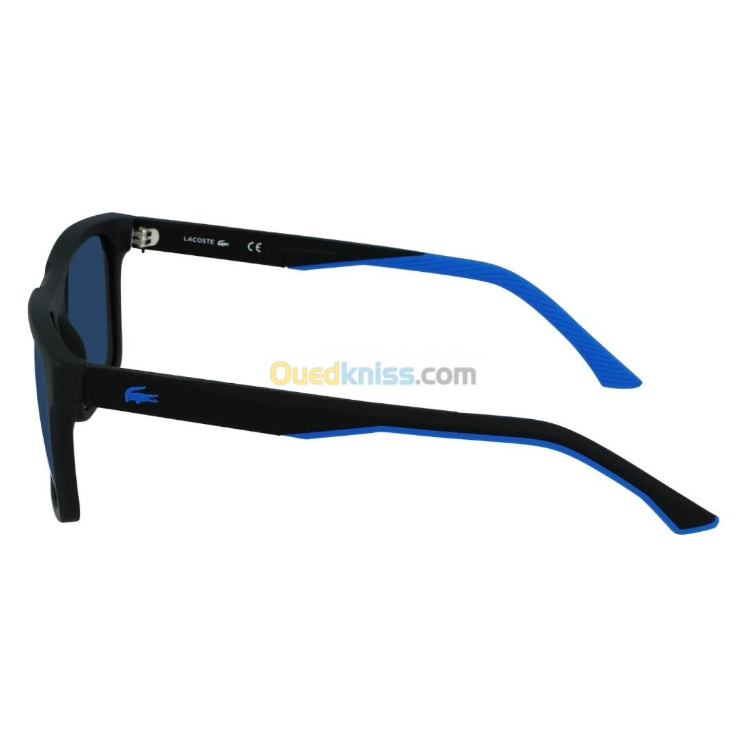 Lunette de soleil Lacoste Noir mate x Bleu