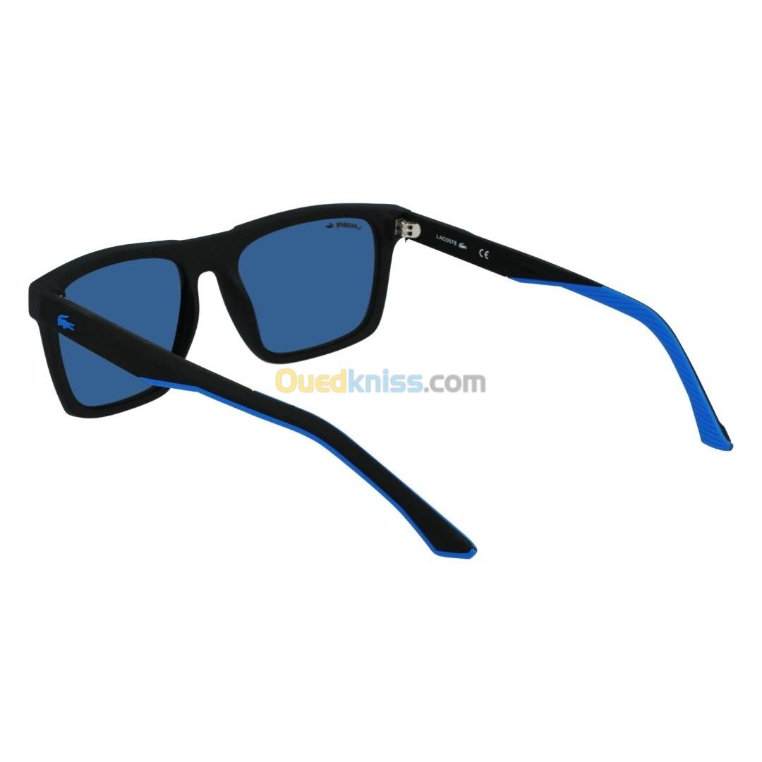 Lunette de soleil Lacoste Noir mate x Bleu