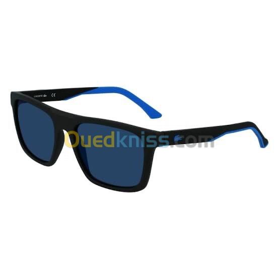 Lunette de soleil Lacoste Noir mate x Bleu