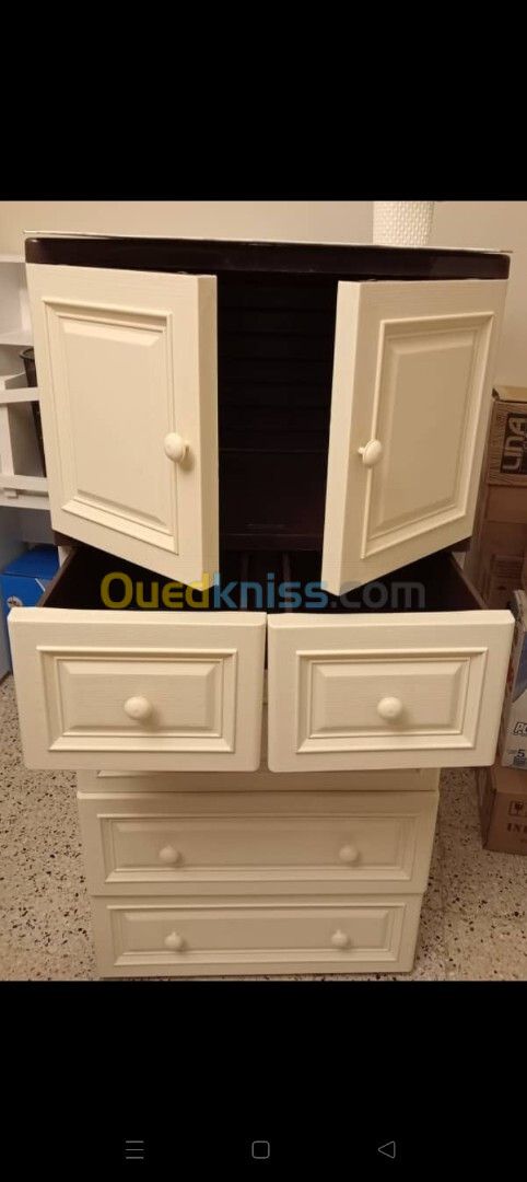 Armoire de rangement en plastique 