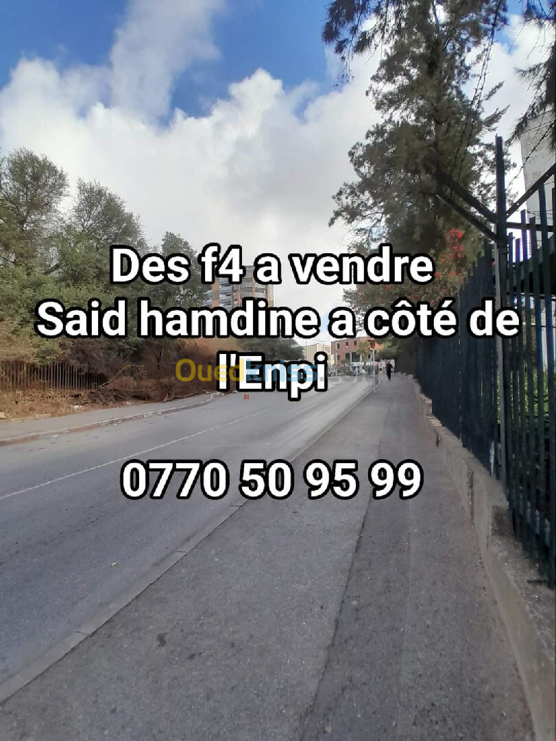 Vente Appartement F4 Alger Said hamdine