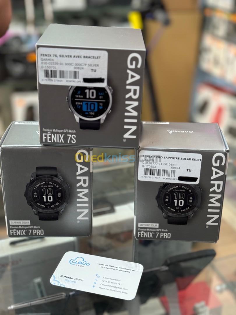 Garmin Fenix 7s et 7Pro Sapphire solar