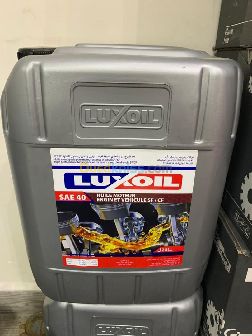 HUILE LUXOIL EN GROS -MADE IN ITALY- AVEC LIVRAISON