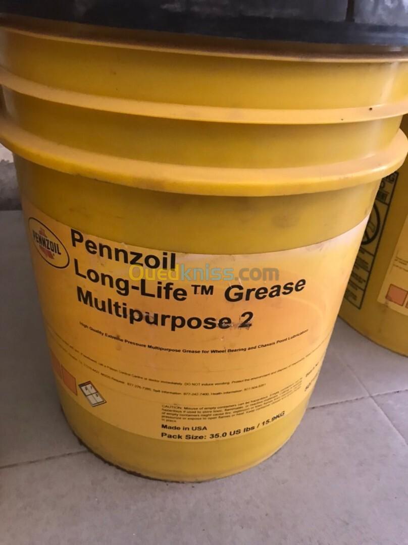 PENNZOIL LONG- LIFE GREASE MULTIPURPOSE EP2 - BIDON 16KG