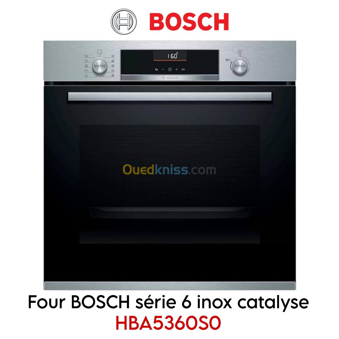 Four Bosch série 6 inox catalyse HBA5360S0