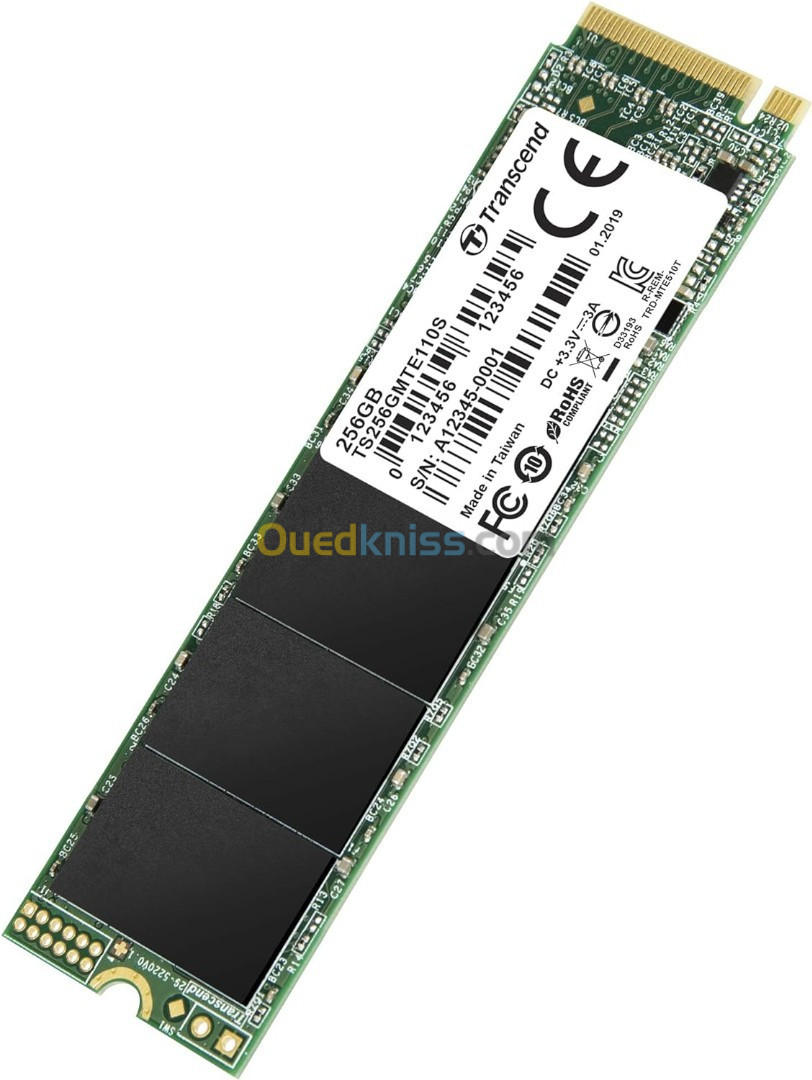 SSD interne 256 Go M.2 PCIe NVMe