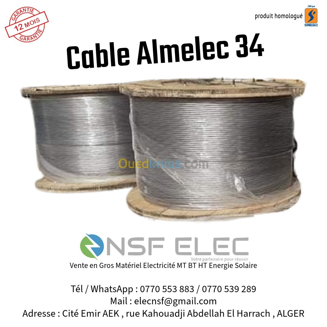 Cable Almelec AGS 93 / 34