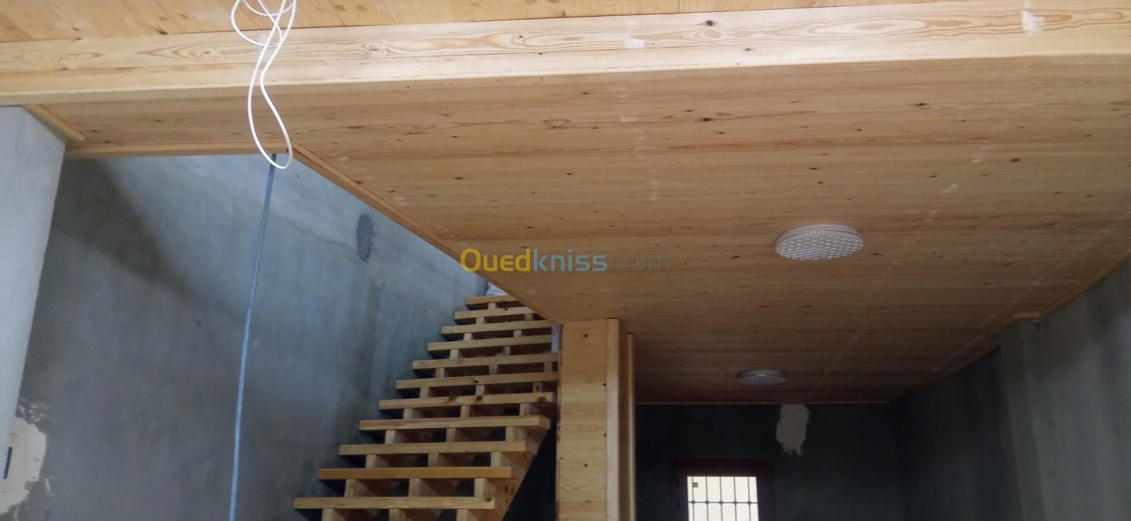 Construction des bungalows et chalets en bois 