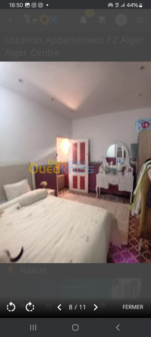 Location Appartement F2 Alger Alger centre