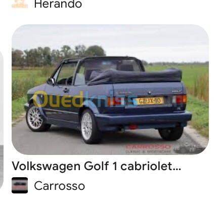 Volkswagen Golf 1 1989 Cabriolet