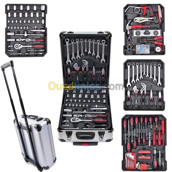 Valise Porte Outils Roulante KREATOR 253 pcs