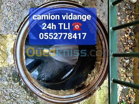 société débouchage canalisation curage nettoyage vidange 24h7j 