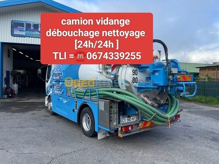 Nettoyage débouchage canalisation curage vidange 