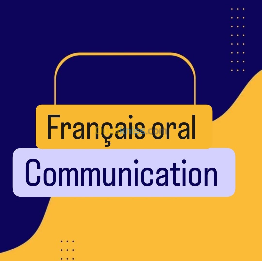 Cours de français / communication orale / Prise de parole en public 