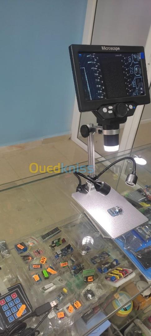 Microscope G1200A+(7.3" Monitor 1200X ;photo;vidéo)(withbattery)