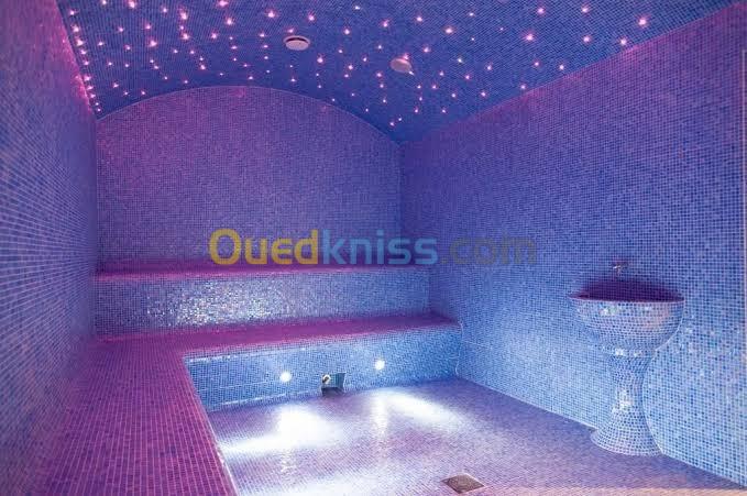 Réalisation sauna hammam sûre mesure 