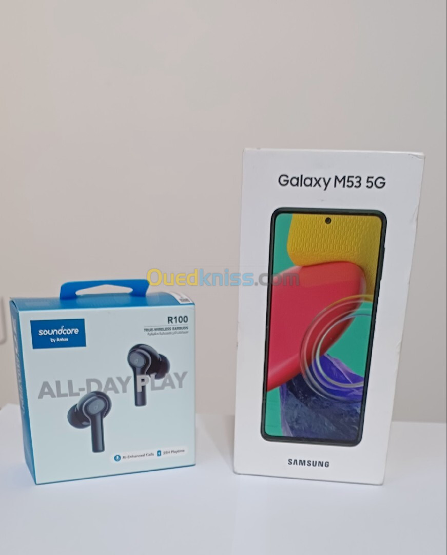 samsung galaxy m53 5g airpods anker r100