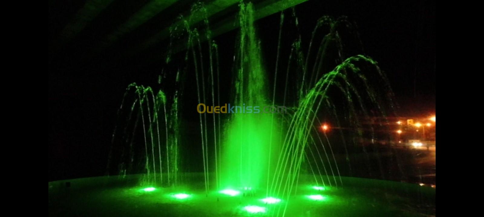 Jets d'eau et Fontaines