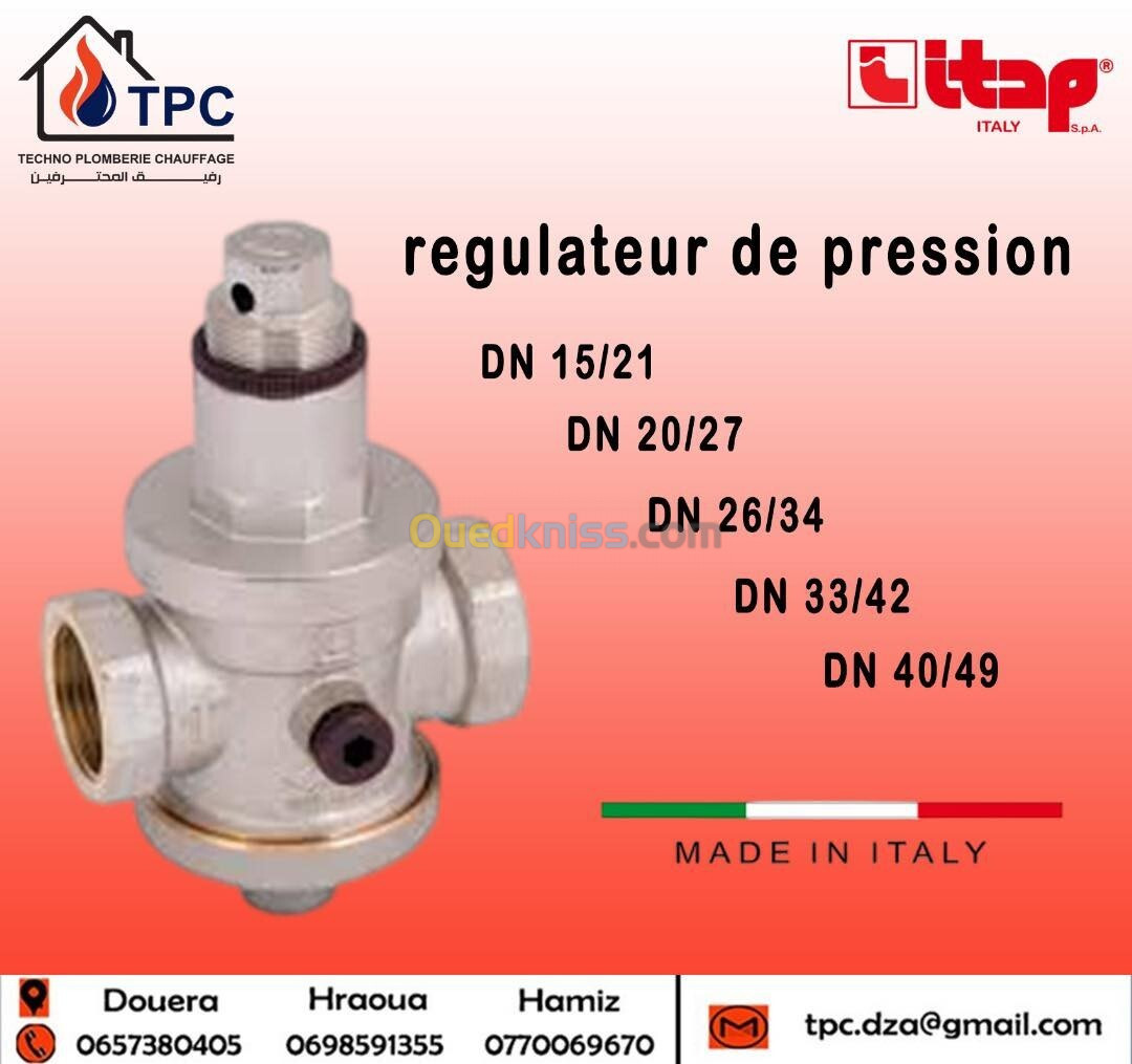 REGULATEUR DE PRESSION