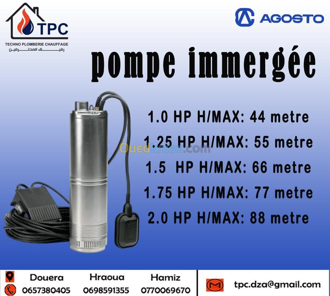 POMPE immergee AGOSTO 