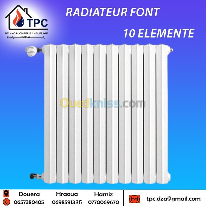 radiateur font 10 elemante 