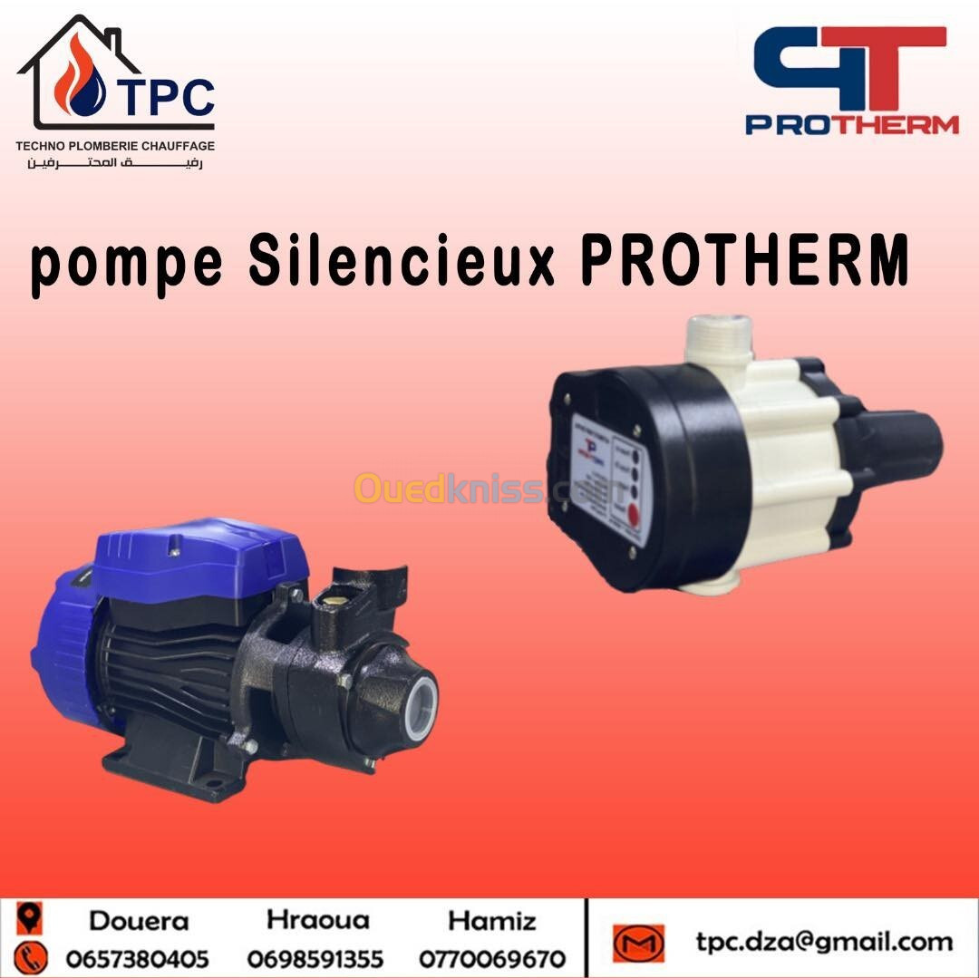 pompe silencieux avec cerveau PROTHERM