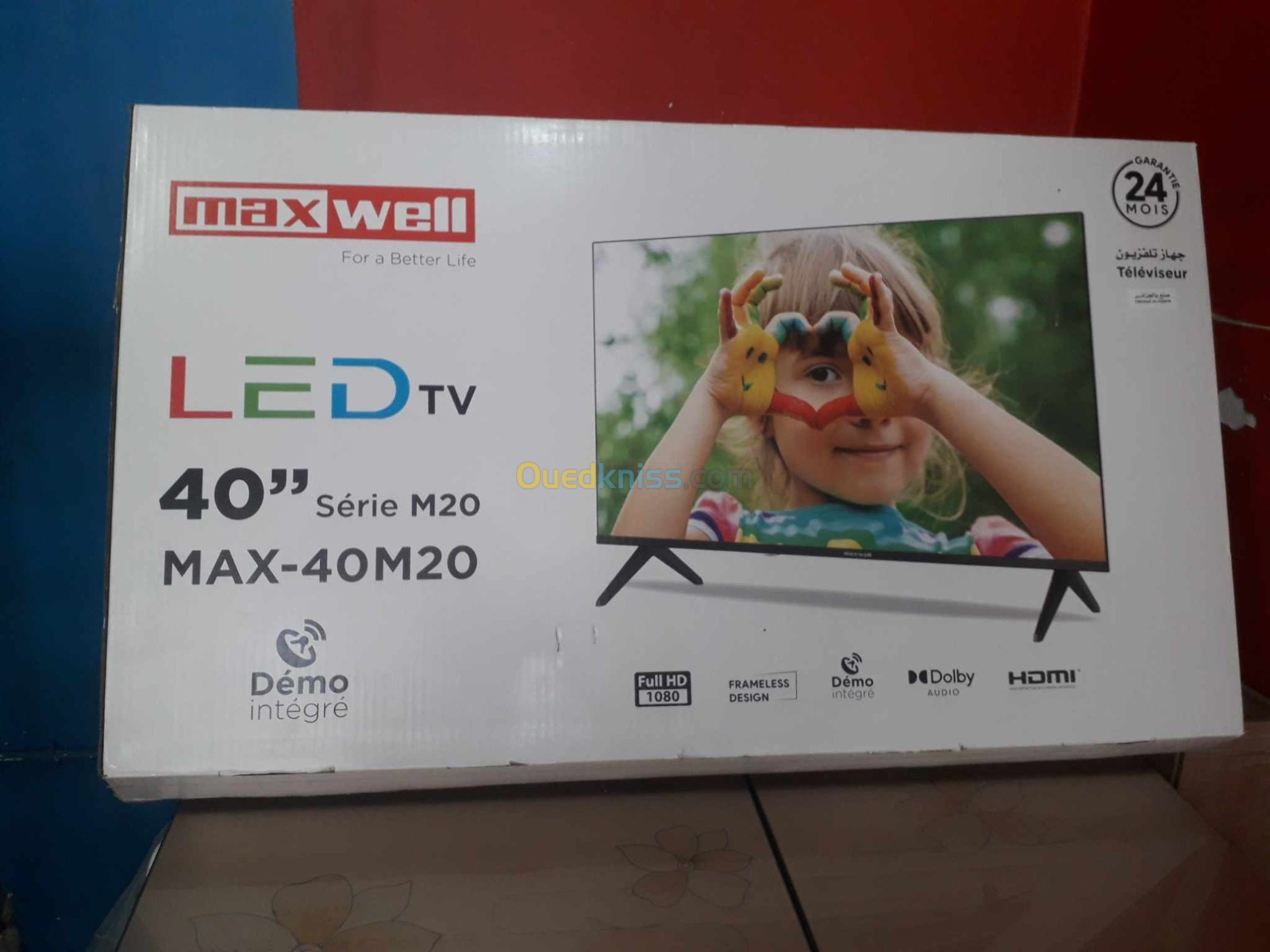 TV MAXWELL 40'' M20 FULL HD + DEMO INTÉGRÉ