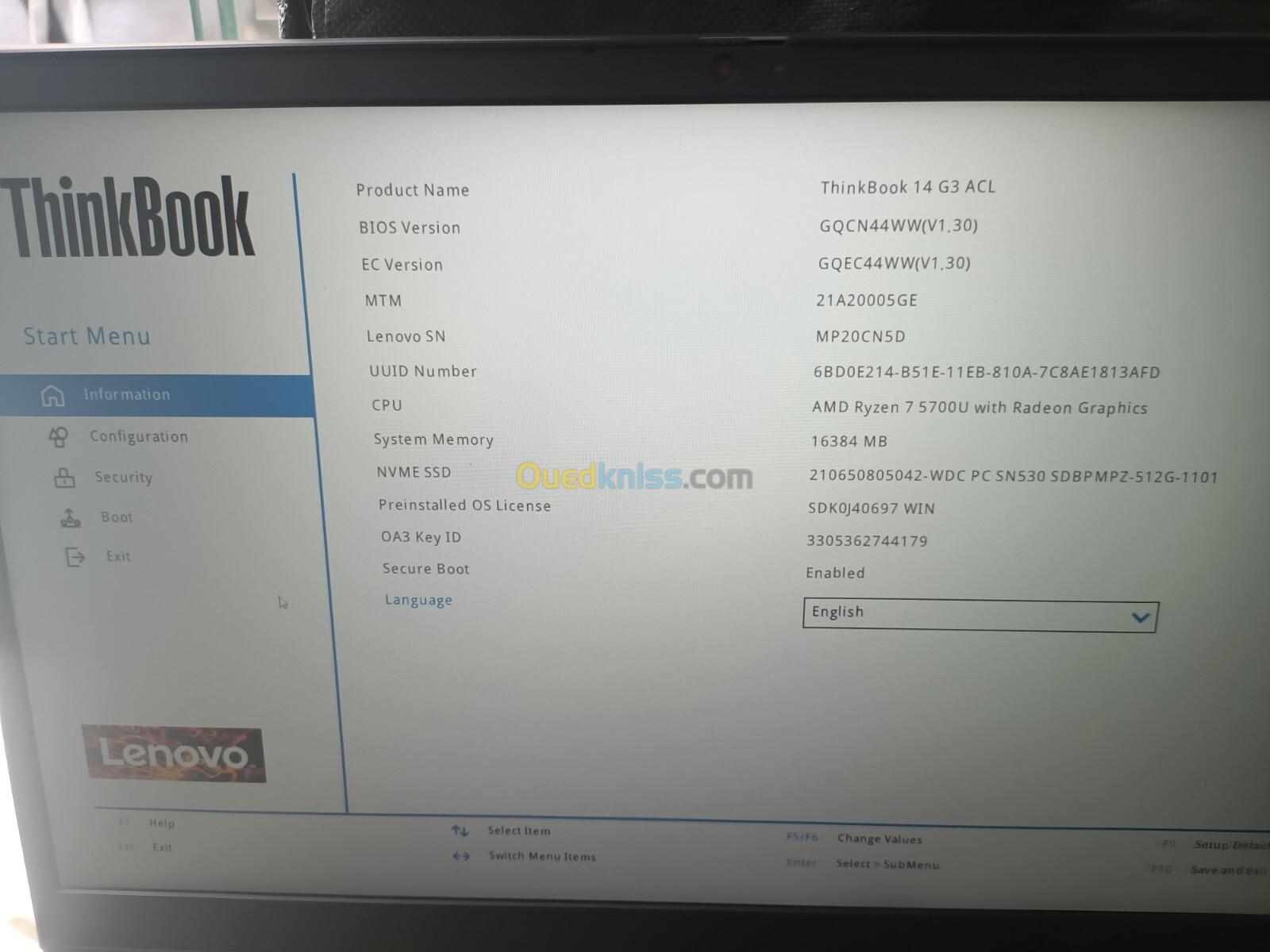 PC portable Lenovo ThinkBook0