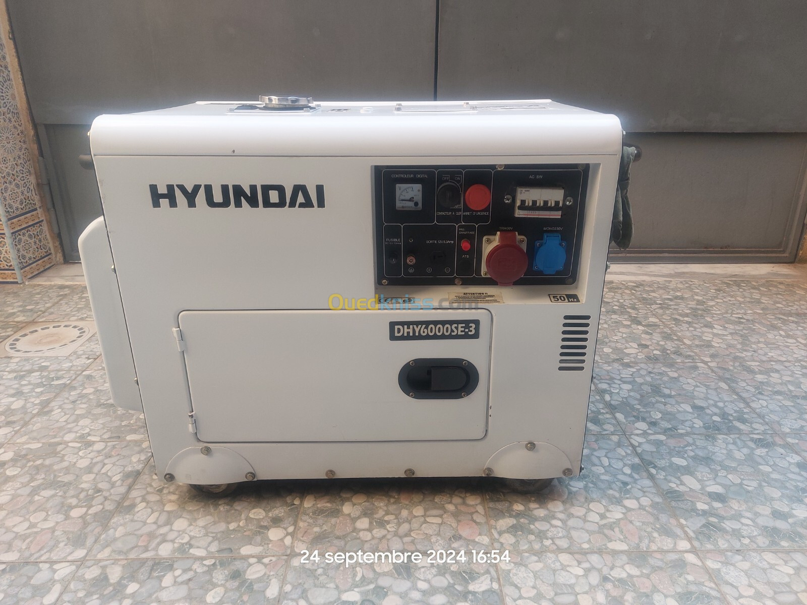 Groupe électrogène hyundai Diesel 6.5 Kva 