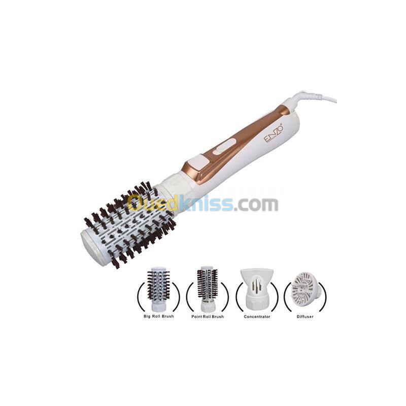 Sèche cheveux brosse rotative 4in1 enzo