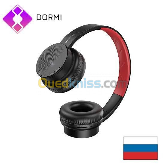 Casque bluetooth BOROFONE BO11 noir et bleu