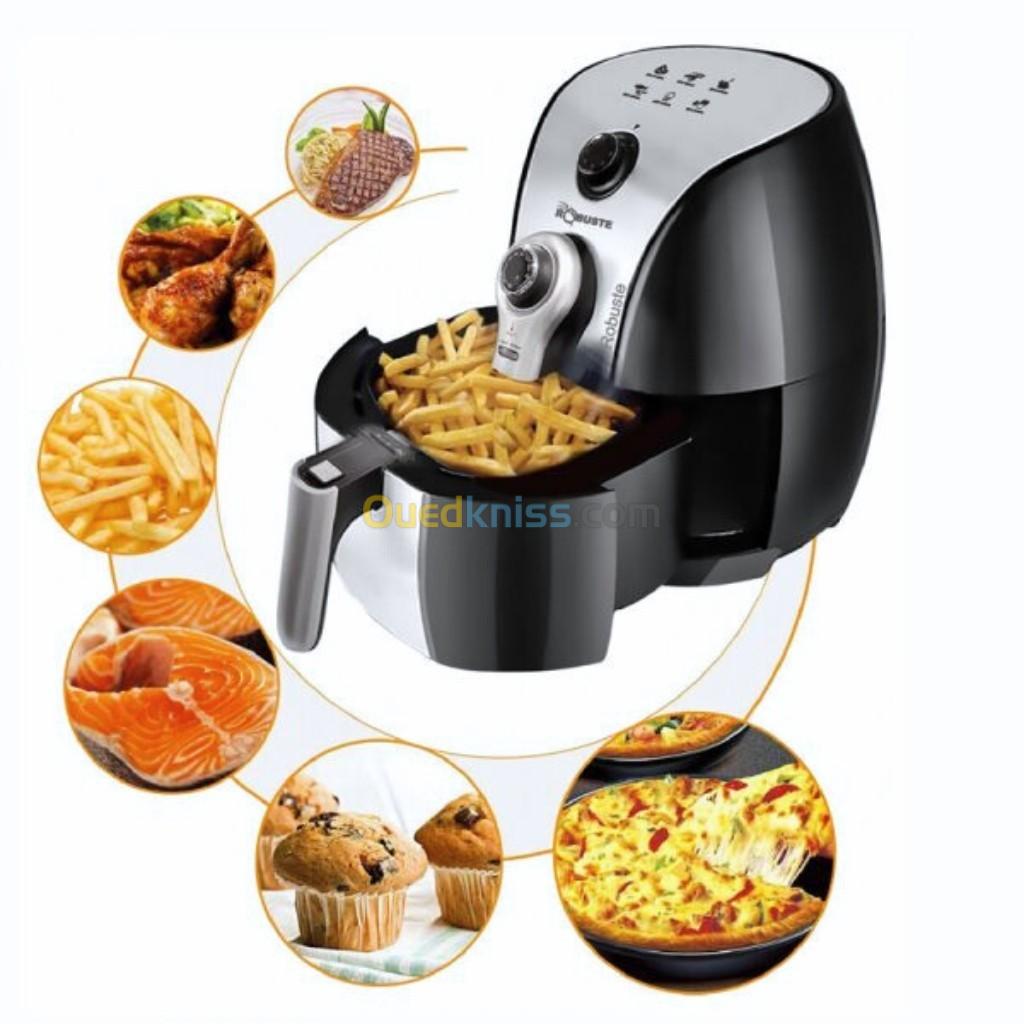  Robuste Friteuse Électrique - Air Fryer - 3.2 Litres - 1500 Watts - مقلاة هوائية