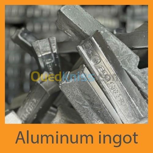 Lingot d'aluminium et zamak