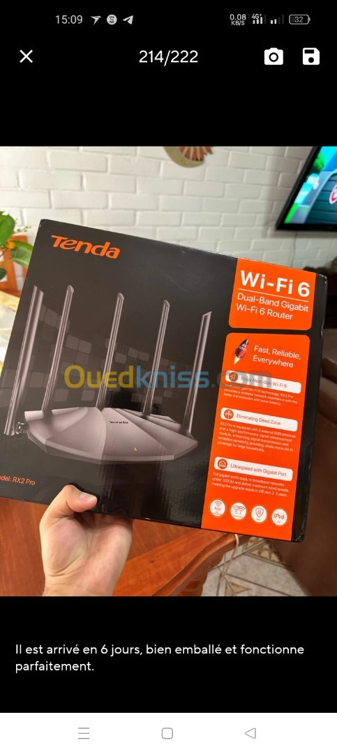 Router Tenda RX2 Pro AX1500